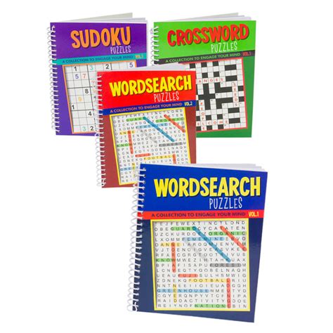 spiral bound crossword books|spiral bound sudoku books.